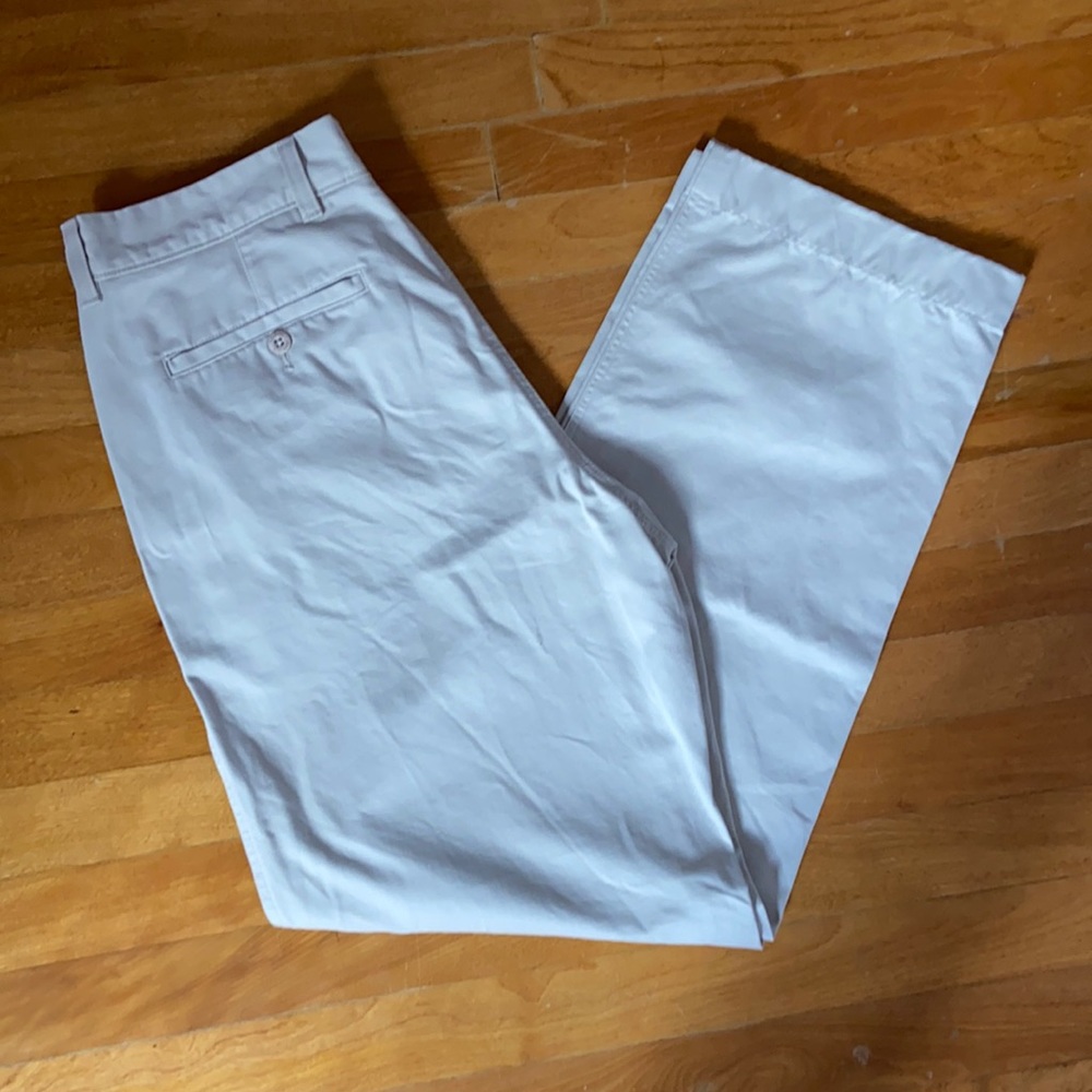 Men’s straight leg LL Bean khakis